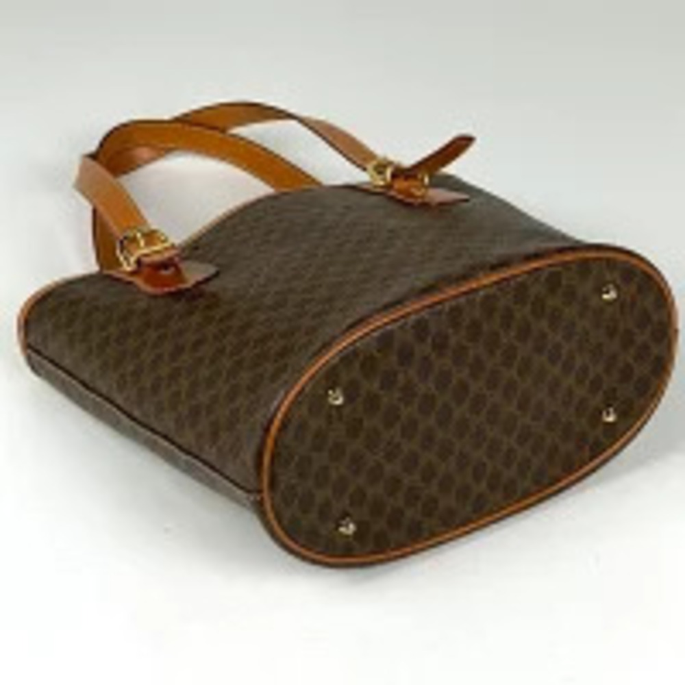 Celine bag Macadam brown tote canvas handbag Brown